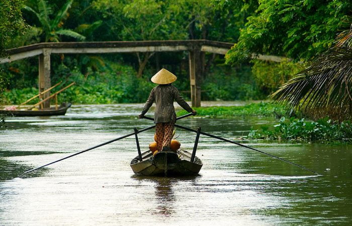 Le delta du Mékong Vietnam