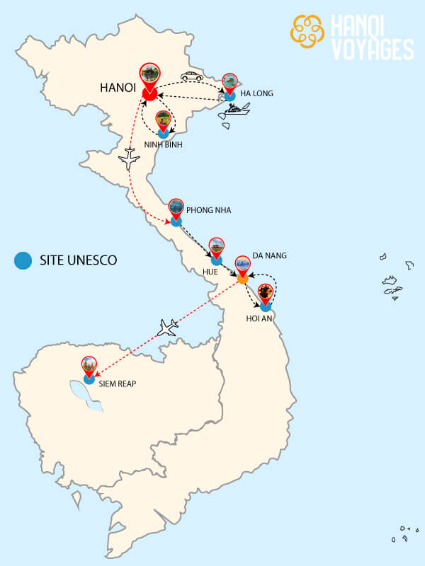 Circuit Vietnam Cambodge 18 jours Circuit Vietnam Cambodge 18 jours